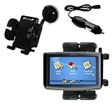 Magellan Maestro 4040 Flexible Auto Windshield Holder with Car Charger - Uses Gomadic TipExchange