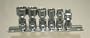 Genius 6pc 1/4" Drive 12pt SAE Universal Swivel Shallow Hand Sockets