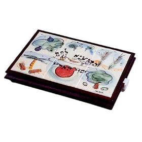Click here to buy ArtisanStreet's Judaica Challah Board and Knife Set. Hebrew Inscription. Hand Built Stoneware.... by ArtisanStreet.