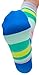 CompressionZ 20-30 mmHg Compression Socks Men & Women - Knee High Support Stockings (Ocean Stripes, X-Large)