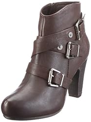 JETTE Easy Living High Heel Booty 63/12/04149, Damen Stiefel, Braun (darkbrown 860), EU 41 (UK 7.5) (US 7.5)