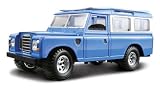 Bburago 2011 Bijoux 1:25 Scale Blue Land Rover