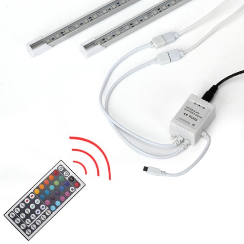 Fuloon 12V 1/2/3/4 Pcs X 20CM Multiple Colour Changing LED Aluminum Strip with Silica gel Light Aquarium Lighting Fish-44 Keys (2pcs) Fuloon 12V 1/2/3/4 Pcs X 20CM Multiple Colour Changing LED Aluminum Strip with Silica gel Light Aquarium Lighting Fish-44 Keys (2pcs)