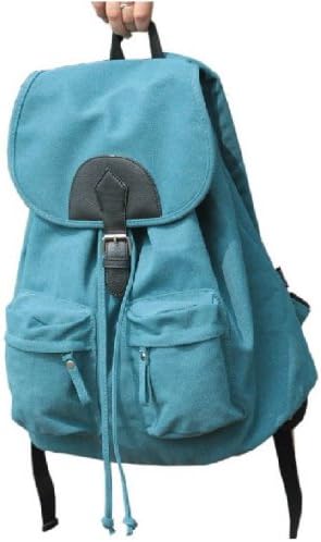 Tobey Sports Outdoor Canvas Backpack School Bag Cute for School Laptop Bag Upgraded Version Super Stylish Cool Light Blue
