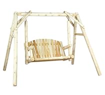 Hot Sale Cedarlooks 0700026 Log 4-Feet American Garden Swing with Stand