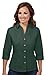 TRM Women's DuPont Stain Resistant Fashionable Easy Care Blend Shirt (8 Colors)