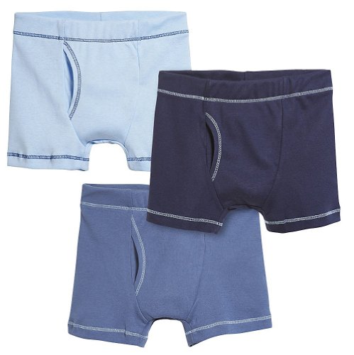City Threads Little Boys Super Soft Boxer Briefs Underwear 3-Pack (2T-6)