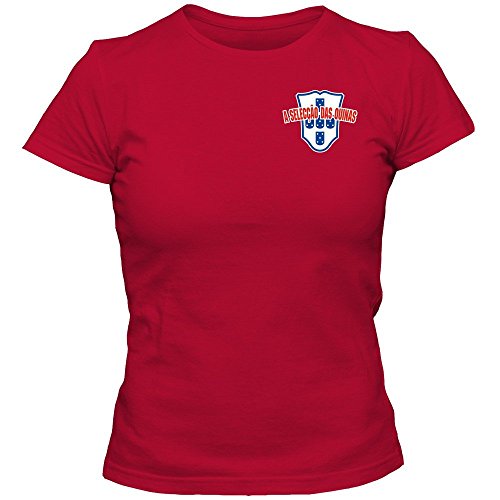Portugal EM 2016 #5 T-Shirt | Seleção das Quinas | Fußball | Damen | Trikot | Nationalmannschaft, Farbe:Rot (Red L191);Größe:M