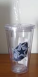 Dallas Cowboys Double Wall Tumbler with Straw
