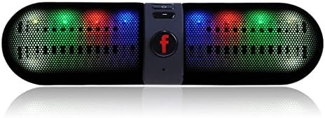 MONARCHPUFF LDSP LED Portable Bluetooth Wireless FM Stereo Speaker for Smartphone Laptop Tablet PC