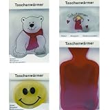 Taschenwärmer 4er Set Handwärmer Heizpad Firebag - Smile, Eisbär, Wärmflasche und Schutzengel