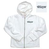 Toronto Blue Jays MLB Girls Lucky Full Zip Hooded Jacket (White)