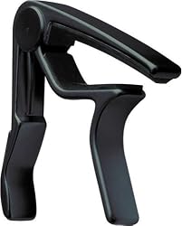 Dunlop Trigger Curved Guitar Capo, Black