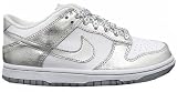ナイキ NIKE ローカットスニーカー ダンク ロウ <strong>DUNK</strong> LOW GS 309601 105 ホワイト/メタリックシルバー