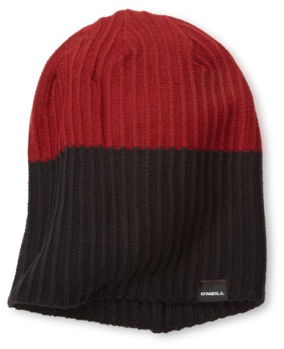 ONeill Mens Block Beanie, Rio Red, One Size