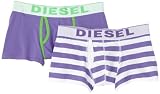 Diesel Men's 2 Pack Fresh And Bright Divine Boxer Trunk