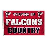 NFL Atlanta Falcons Country 3-by-5 Feet Flag with Grommetts