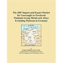 The 2007 Import and Export Market for Unwrought or Powdered Platinum Group Metals and Alloys Excluding Platinum in Germany
