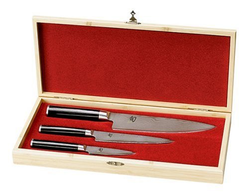 Shun Classic 3-Piece Boxed Flat Set