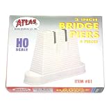 HO 3 Bridge Pier Set (4) by Atlas Model Railroad