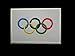 2 pieces OLYMPICS GAMES Flag Iron On Patch Applique Icon Rings Symbol Logo Motif Country Decal 2.7 x 1.9 inches (7 x 4.8 cm)