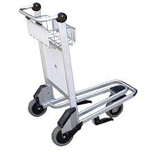 Vestil LUG-B Nestable Multi-Use Cart with Bar Handle, Polyurethane Wheels, 550 lb. Load Capacity, 39" Height x 26-1/2" Width x 39-1/2" Depth