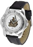 Central Florida Golden Knights UCF NCAA Mens Leather Sports Watch
