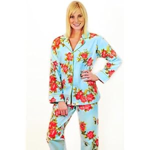 Buy Blue Hummingbird Flannel Pajamas by BedHead