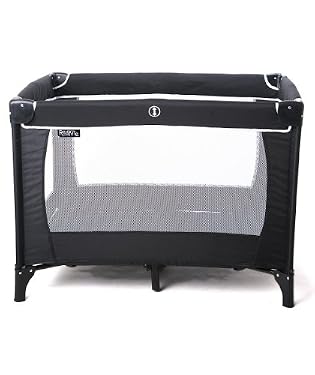 Red Kite Sleep Tight Travel Cot - Jet Black