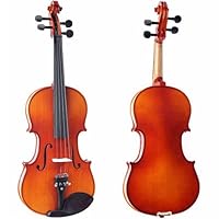 Cecilio CVN-320 Left Handed Ebony Fitted Orchestra Violin in 4/4 (Full Size)