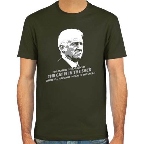 T-Shirt Giovanni Trapattoni ::: Farbauswahl: deepred, schwarz, oliv oder navy ::: Größen: S-XL ::: Fußball-Kult