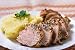 Wallmonkeys Peel and Stick Wall Decals - Garlic Thyme Roast Pork - 72"W x 48"H Removable Graphic