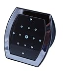 Danielle All That Glitters Oblong Compact with Swarovski Crystal Compact 5X, Platinum