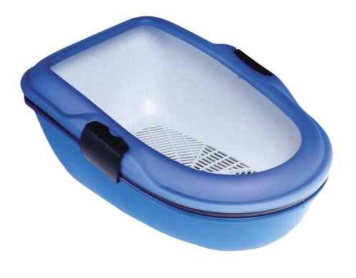 Stefanplast  Katzentoilette 4-teilig mit Reinigungssieb; 39x59x22cm Preisvergleich