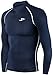 JustOneStyle New 003 Take Five Skin Tight Compression Base Layer Navy Running Shirt Mens S - 2XL