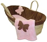 Tadpoles Butterfly Baby Moses Basket Set
