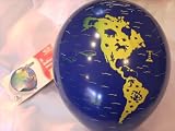 8 Ballons Globus/ Weltkugel