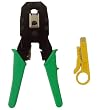 Dekcell 8P8C/6P6C/4P4C Crimping Tool with Wire Stripper