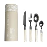 Set of 16 Ivory Vintage Style Cutlery Set