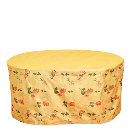 Design Expressions - 96-Inch Long Oval/Rectangular Table Cover with 28-Inch Drop (P5A27FA3)