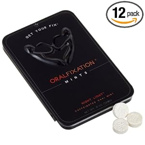 Oral Fixation Mints, 0.8-Ounce Tins (Pack of 12)