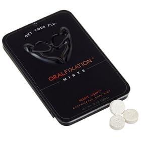 Oral Fixation Mints Night Light, Caffeinated Chai Mint, 0.8-Ounce Tins (Pack of 12)