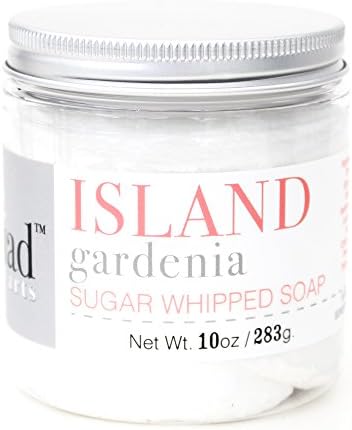 Island Gardenia Sugar Whipped Soap by Naiad Art Soaps