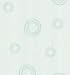 Brewster Retro Circles Wallpaper - White (20.5x198")