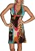 Alki'i Fusion Leopard Print Halter Casual Evening Party Cocktail Dress