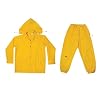 CLC Rain Wear R102L Yellow Polyester 3-Piece Rain Suit - Large