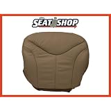 00 01 02 GMC Sierra Med Neutral Leather Seat Cover LH bottom by The Seat Shop