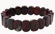 Mini Section Stretch Bracelet - Poppy Jasper