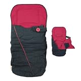 Bonne Bonnets Bunting Stroller Footmuff, Raspberry by Bonne Bonnets