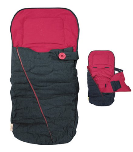 Bonne Bonnets Bunting Stroller Footmuff - Raspberry